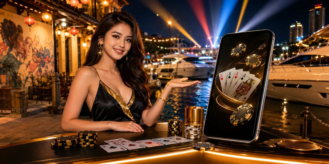Permainan poker bergaya Melayu di Pulau Pinang dengan suasana kasino yang meriah
